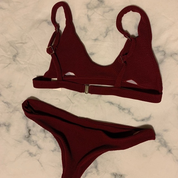 Maroon  Bikini - Picture 7 of 7